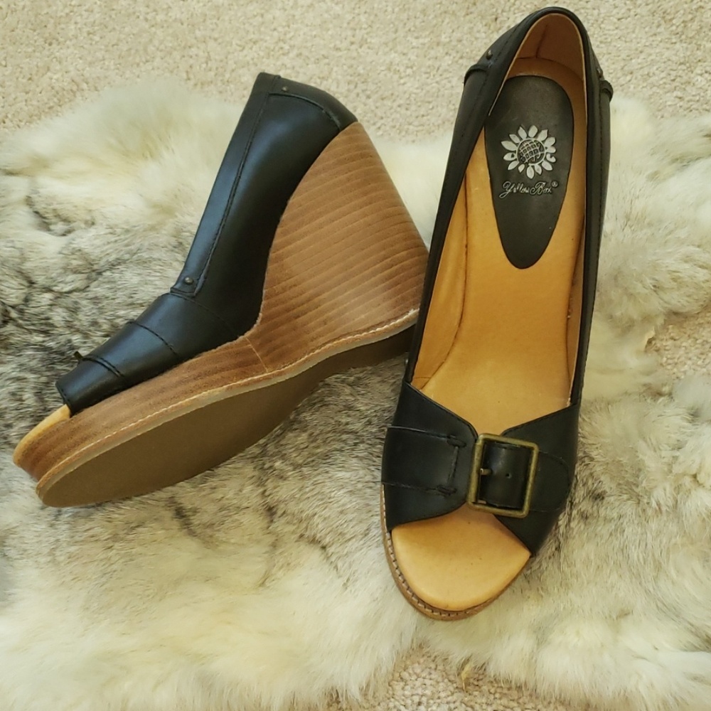 Yellow Box Heels
